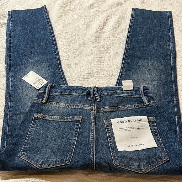 Good American Classic Hi Rise Jeans. 6/28. NWT - Picture 6 of 10